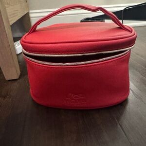 Red and Gold Wella Hair Women's Cosmetic Bag